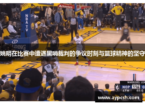 姚明在比赛中遭遇黑哨裁判的争议时刻与篮球精神的坚守